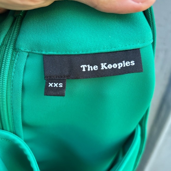 The Kooples Modernist Green Dress, size xxs - Picture 8 of 10